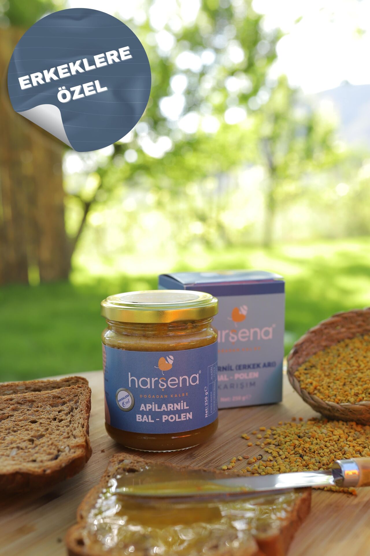 Liyofilize Apilarnil (Erkek Arı), Polen, Bal Karışımı 250g