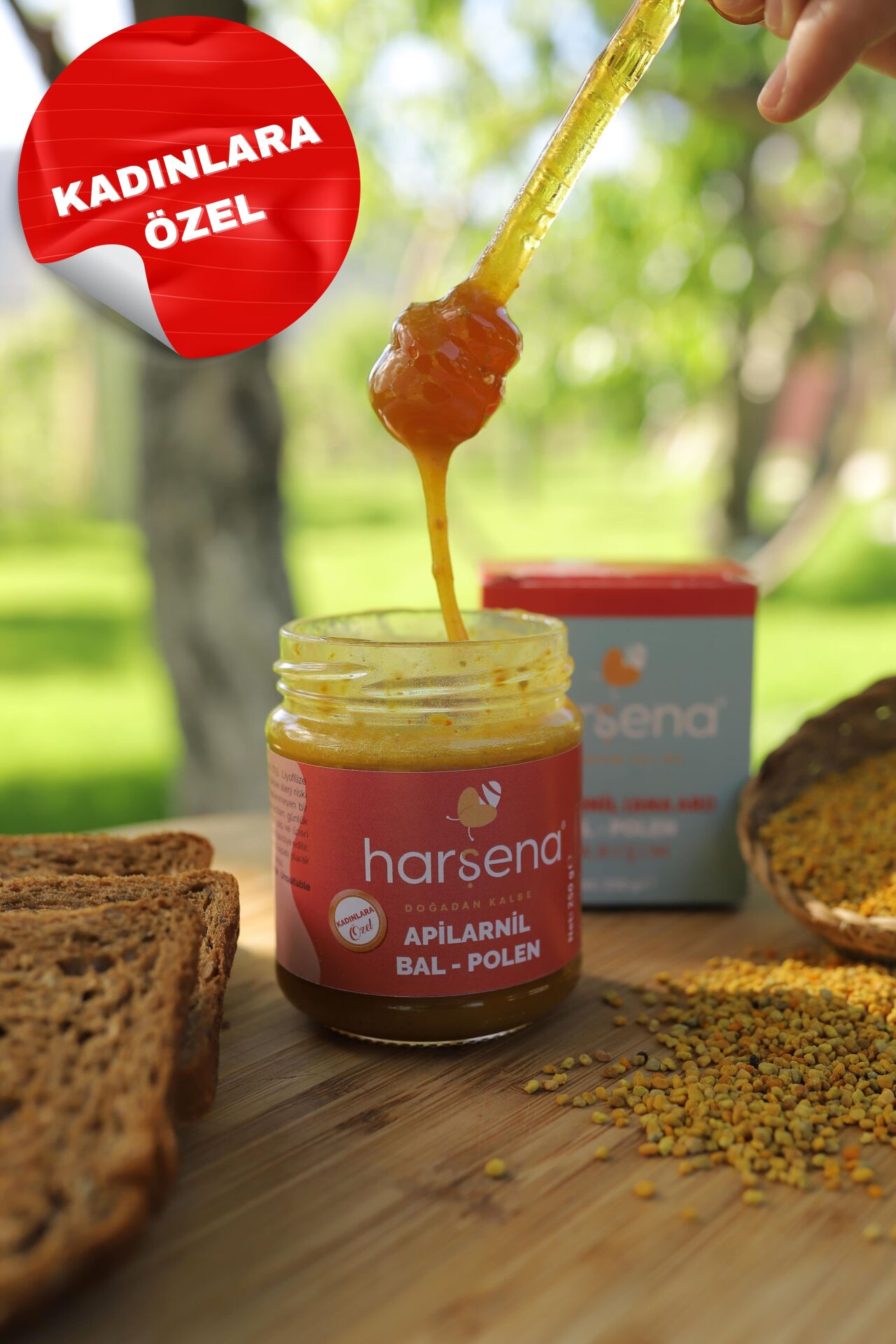 Liyofilize Apilarnil (Ana Arı), Polen, Bal, Karışımı 250g